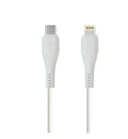 Кабель Type-C to Lightning Earldom EC-165C, 1m, PD 20W, белый
