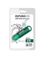 Флешка USB 32 Гб Exployd 570, USB2.0, пластик, зелёный