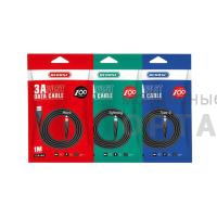 Кабель USB RECRSI CA64 Lightning чёрный