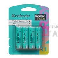 Элемент питания DEFENDER LR6 АА PowerPulse BL8  (80/240) Элемент питания DEFENDER LR6 АА PowerPulse BL8  (80/240)