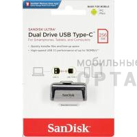 Флешка USB3.1 256 Гб SanDisk  Dual Drive  (Type C + Type A)  OTG