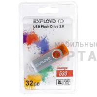 Флешка USB 32 Гб Exployd  530  оранжевый Флешка USB 32 Гб Exployd  530  оранжевый