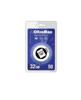 Флешка USB 32 Гб OltraMax Drive 50 Mini, USB2.0, белый