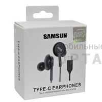 Orig Samsung, наушники проводные AKG Type-c Earphones, черные Orig Samsung, наушники проводные AKG Type-c Earphones, черные
