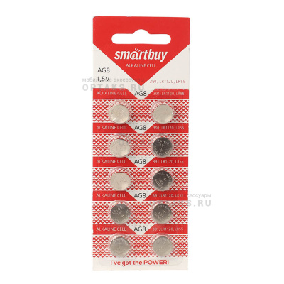 Элемент питания SMARTBUY AG8 BL10 (10/2000)